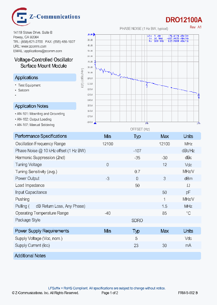 DRO12100A_8106807.PDF Datasheet