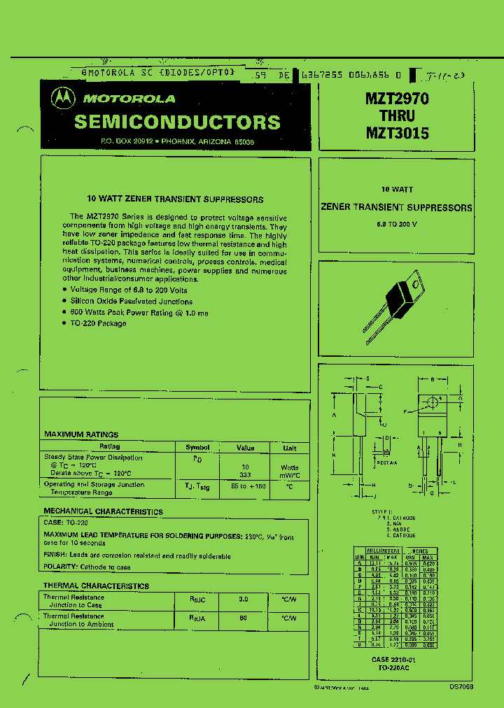 MZT2970_8107072.PDF Datasheet