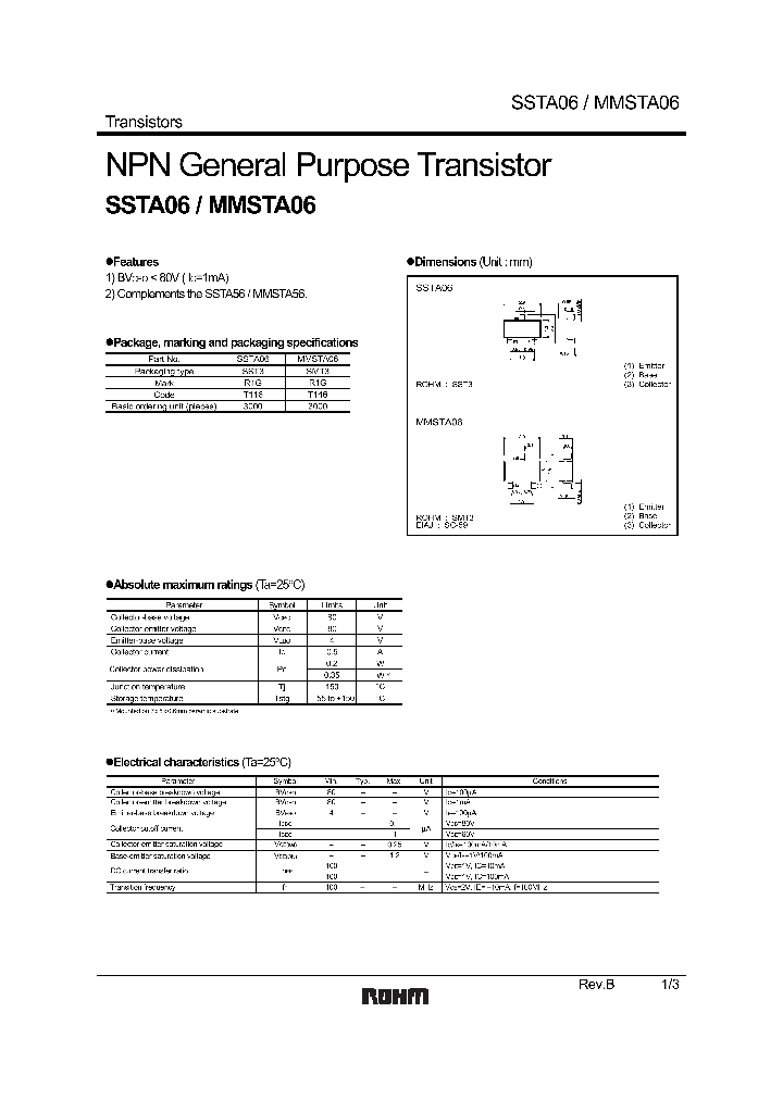 SSTA06T116_8109683.PDF Datasheet