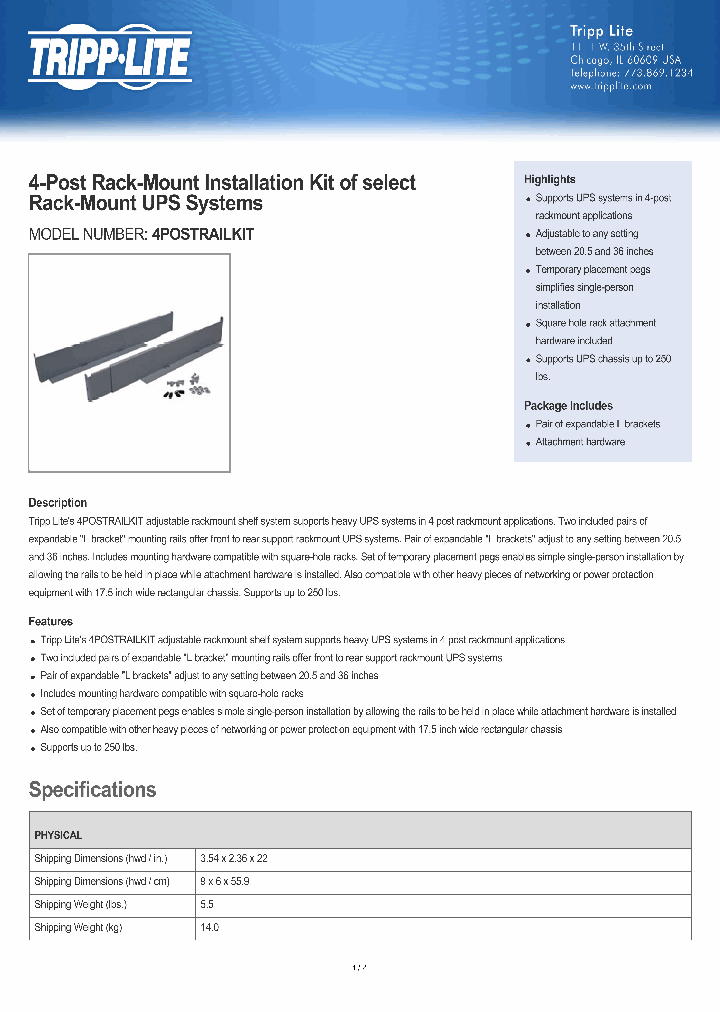 4POSTRAILKIT_8141537.PDF Datasheet