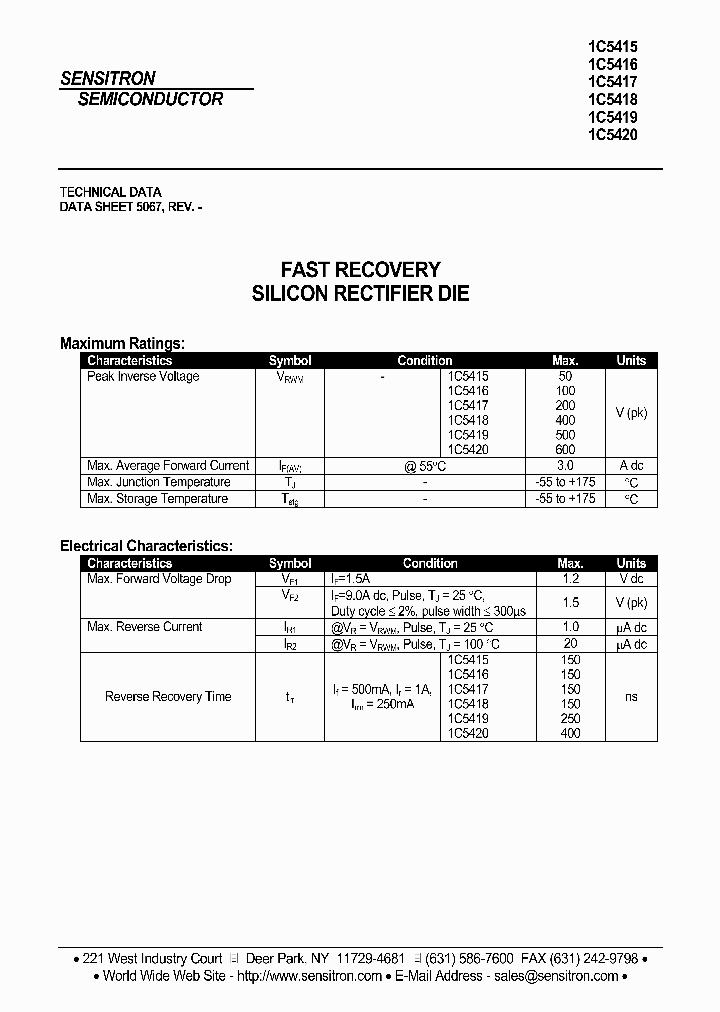 1C5419_8145758.PDF Datasheet