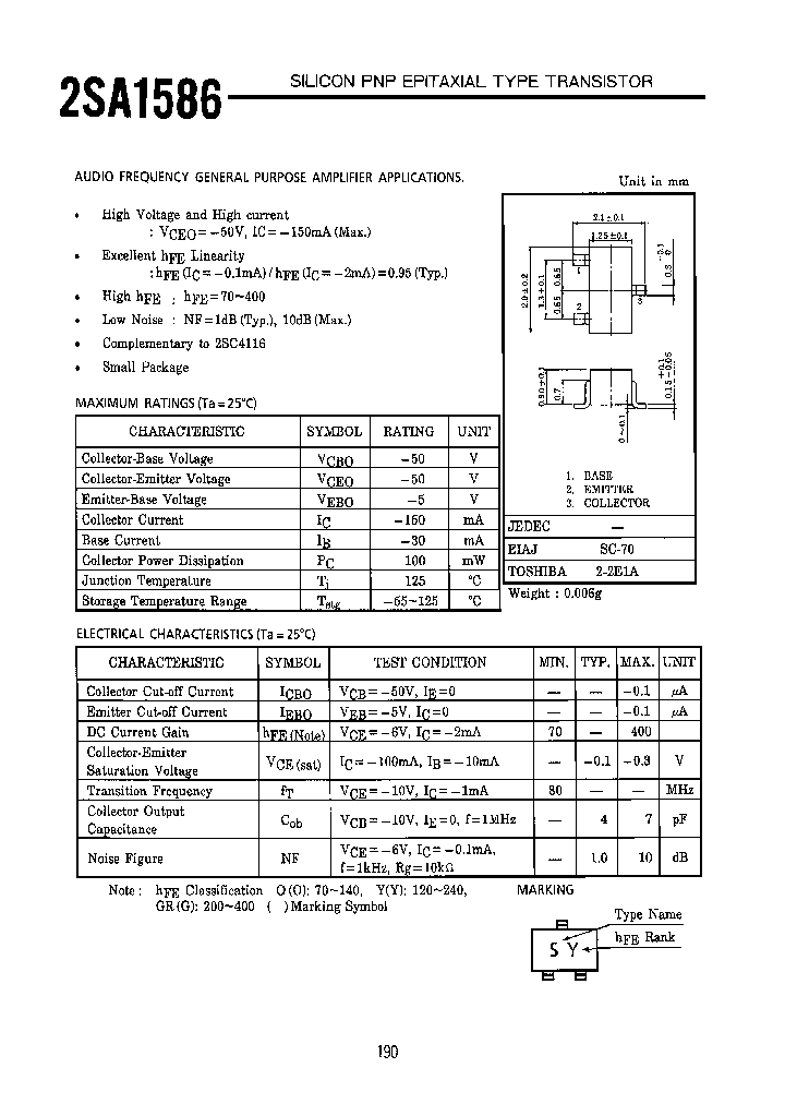 2SA1586GRTE85L_8147339.PDF Datasheet