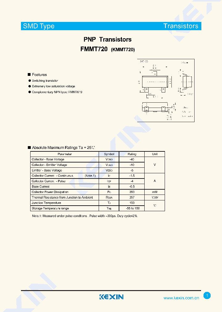 FMMT720-15_8149447.PDF Datasheet