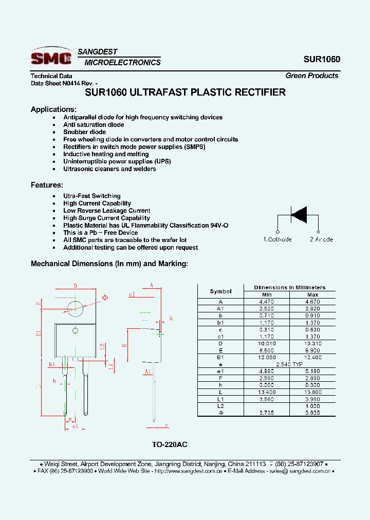 SUR1060_8157125.PDF Datasheet