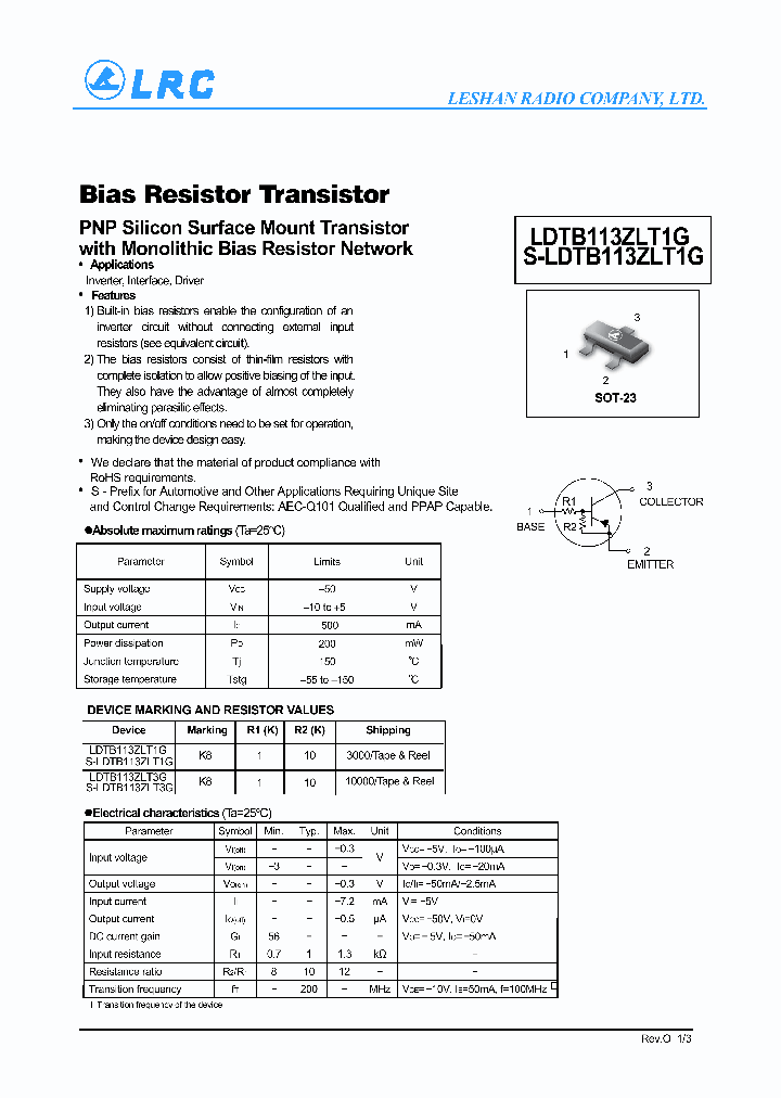LDTB113ZLT1G-15_8157601.PDF Datasheet