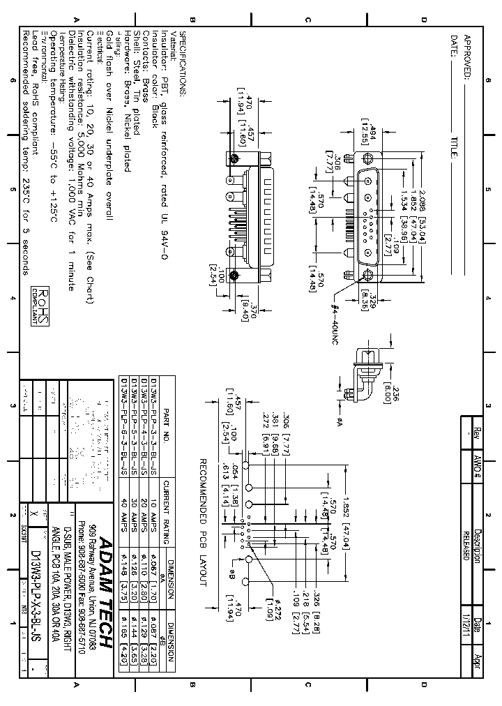 D13W3-PLP-X-3-BL-JS_8159634.PDF Datasheet