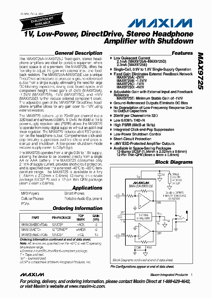 MAX9725EEBC-TG45_8159658.PDF Datasheet