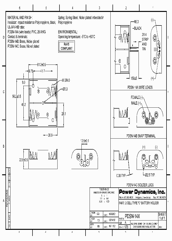 PDSN-14C_8161182.PDF Datasheet