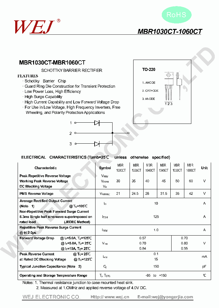 MBR1040CT_8162062.PDF Datasheet