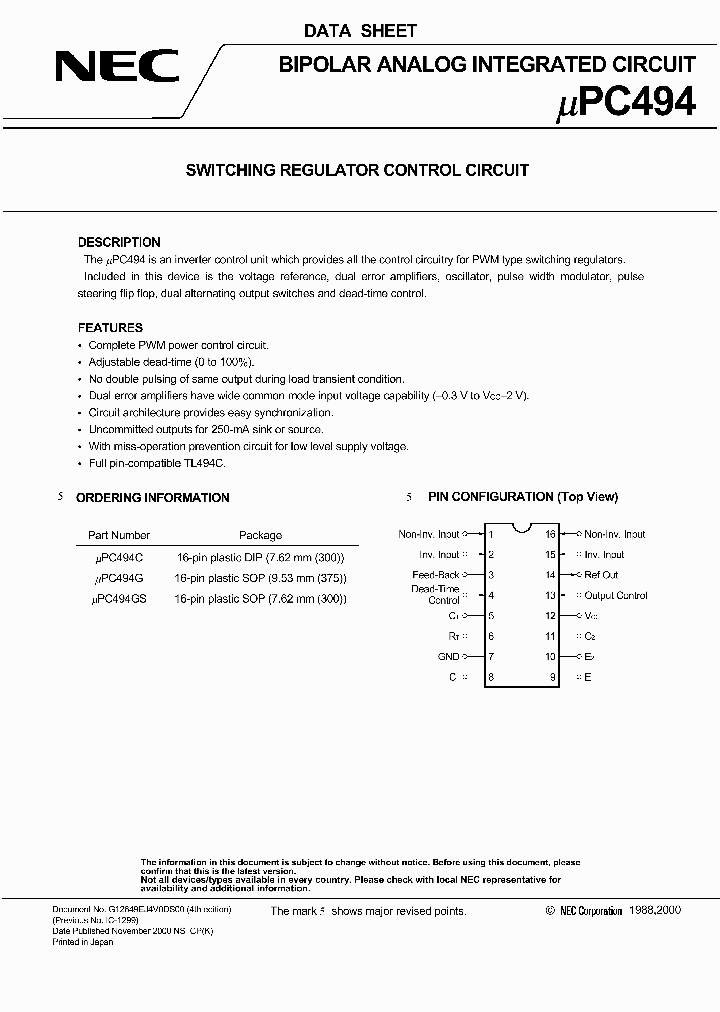 UPC494C-A_8163006.PDF Datasheet