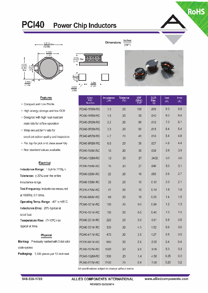PCI40_8165010.PDF Datasheet