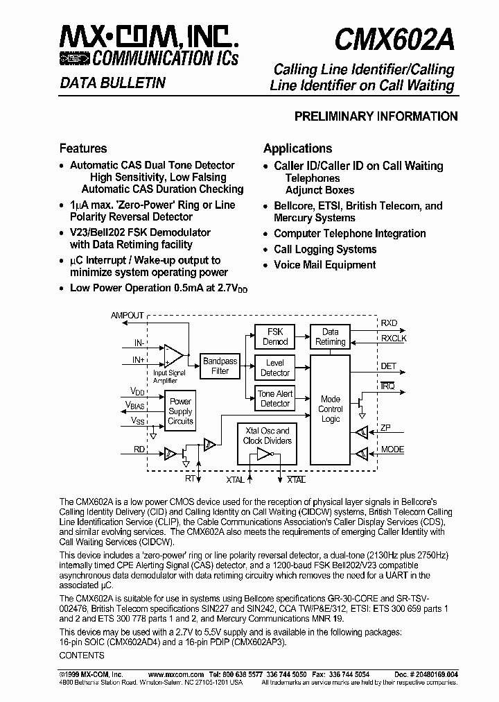 CMX602AD4_8169669.PDF Datasheet