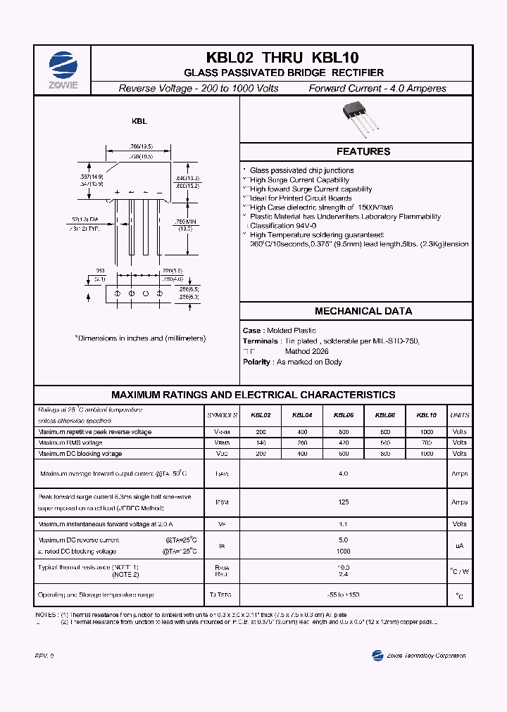 KBL06_8172060.PDF Datasheet