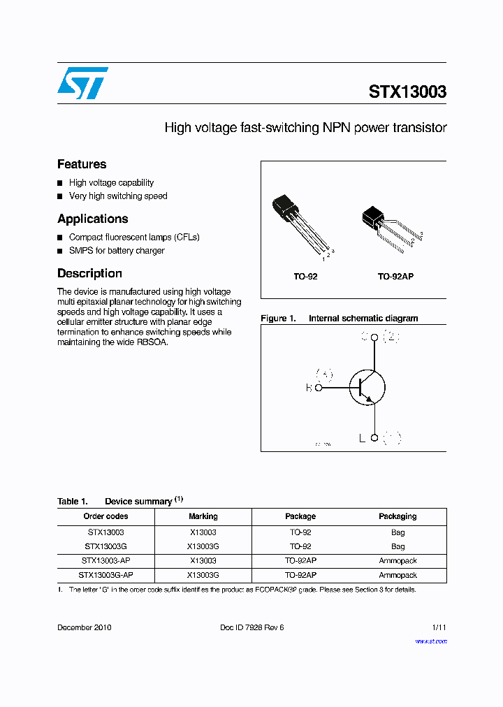 STX13003-AP_8179386.PDF Datasheet