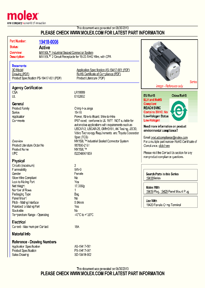 19418-0008_8186571.PDF Datasheet