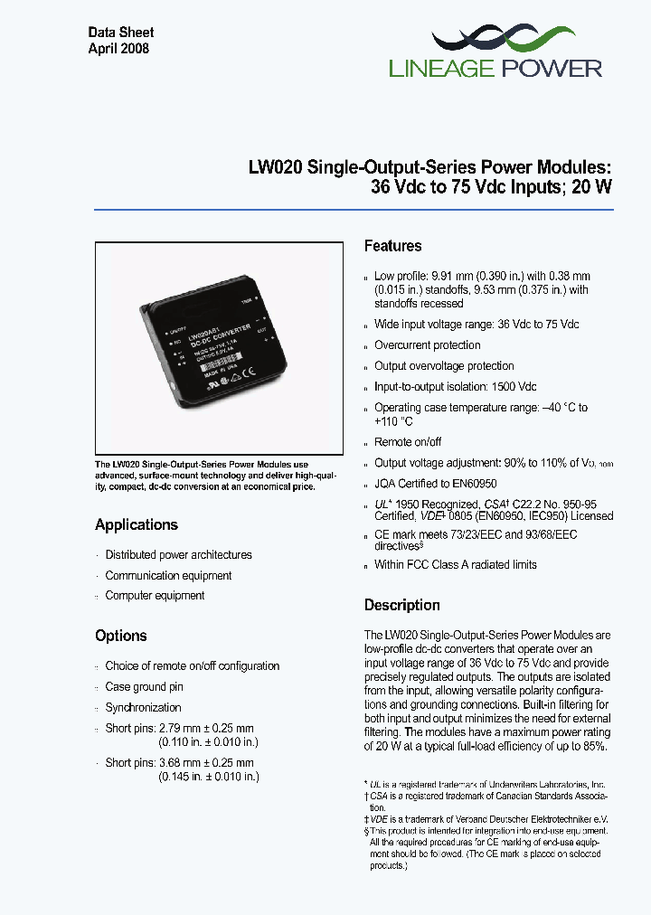 LW020A_8187970.PDF Datasheet