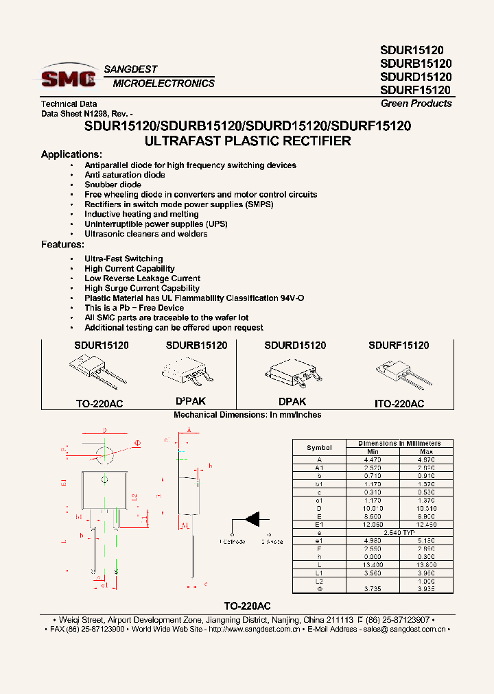 SDUR15120_8189007.PDF Datasheet