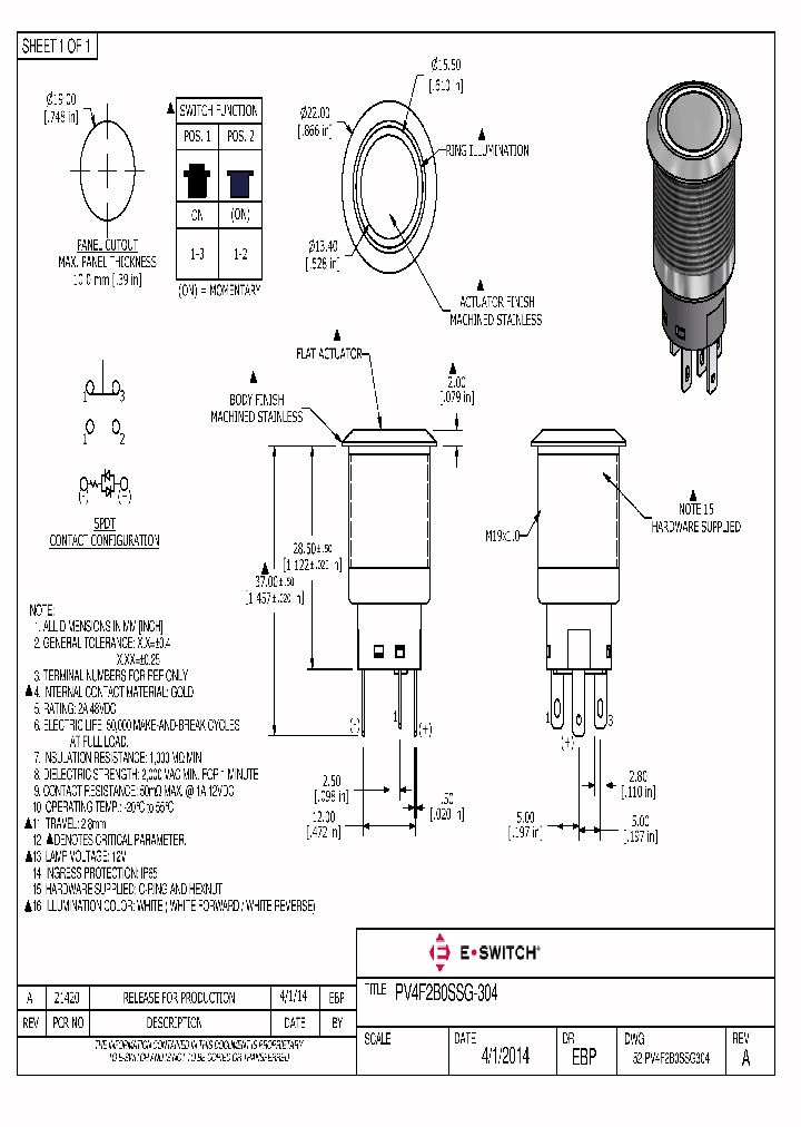 52-PV4F2B0SSG304_8191487.PDF Datasheet