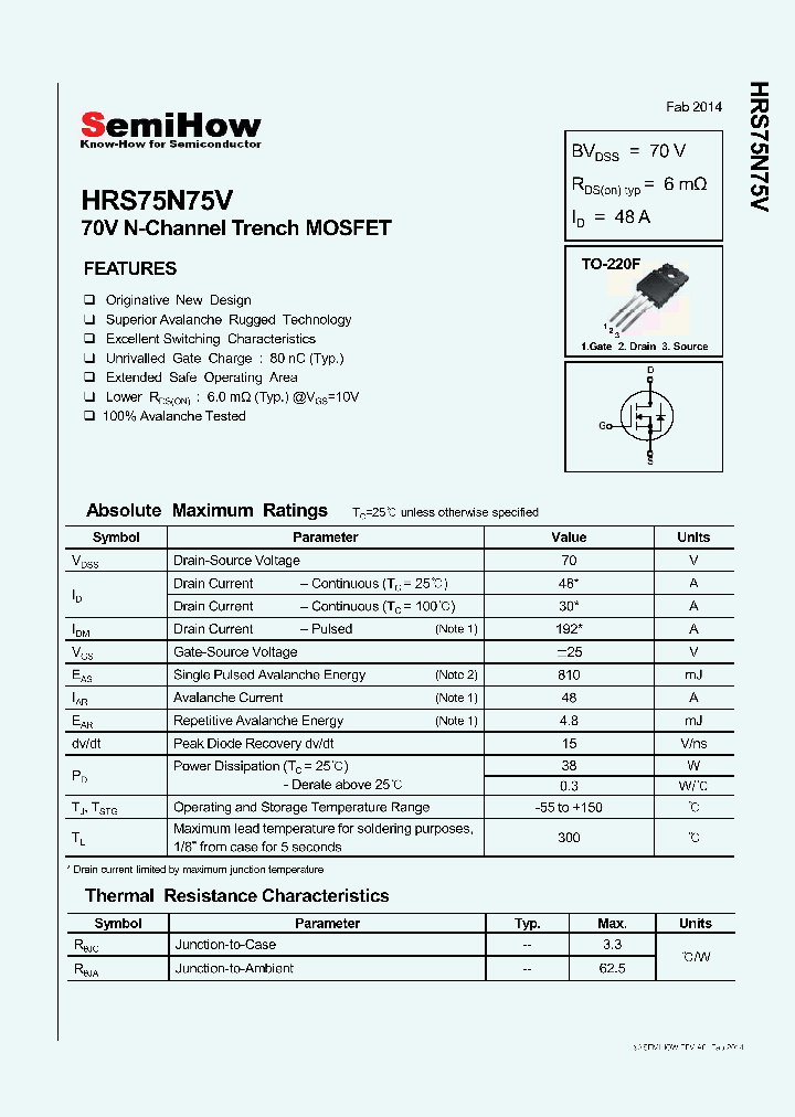 HRS75N75V_8197211.PDF Datasheet