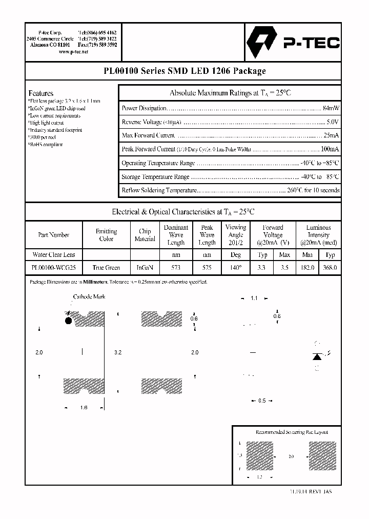 PL00100-WCG25_8197628.PDF Datasheet