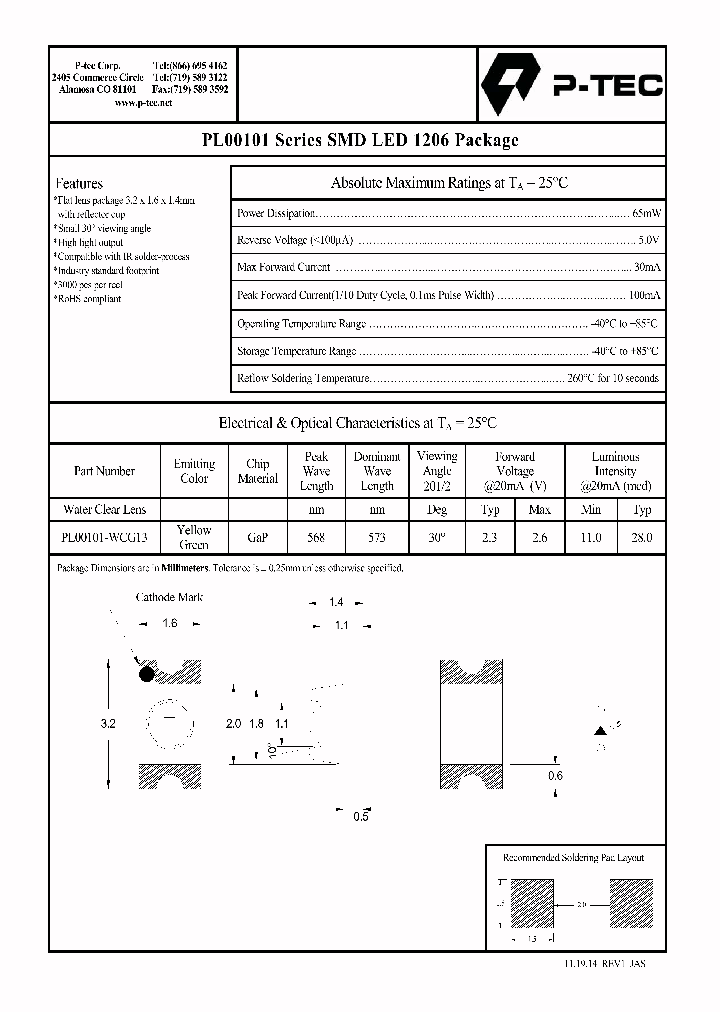 PL00101-WCG13_8197634.PDF Datasheet