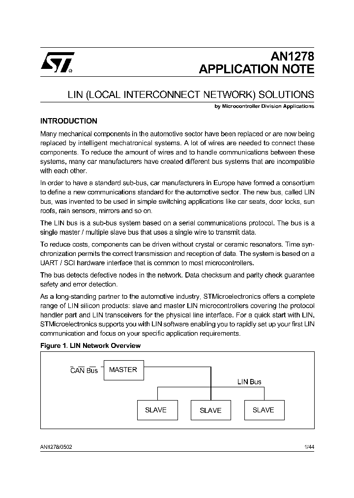 AN1278_8200633.PDF Datasheet