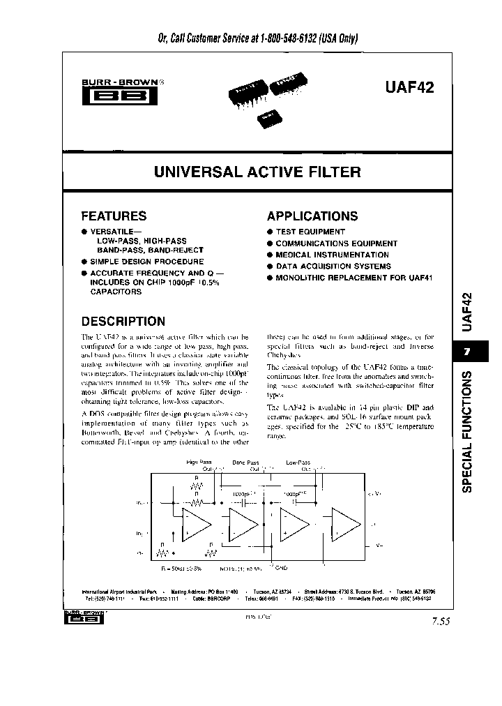 UAF42AU-TR_8200485.PDF Datasheet