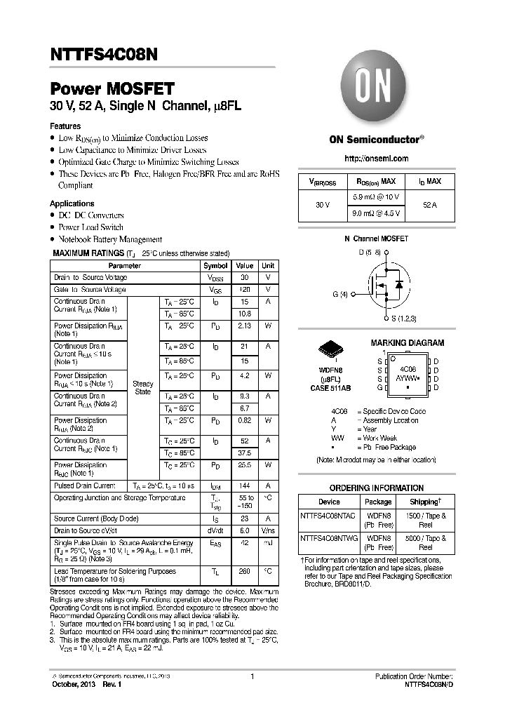NTTFS4C08N_8202287.PDF Datasheet
