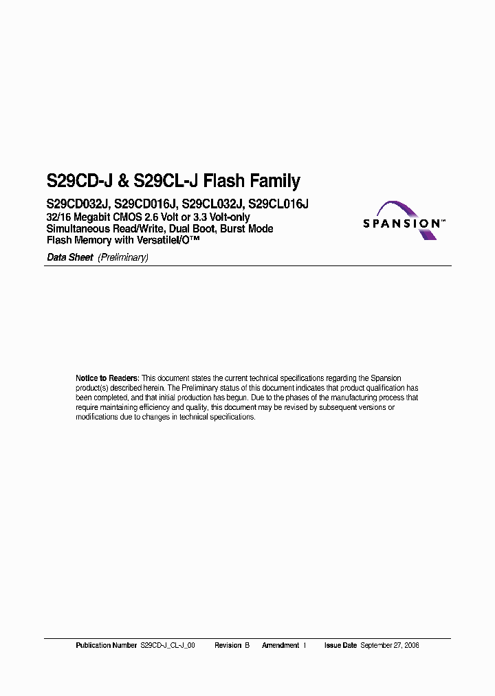 S29CD016J0PFAN123_8200659.PDF Datasheet