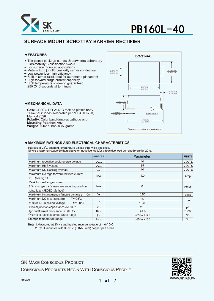 RB160L-40_8202356.PDF Datasheet