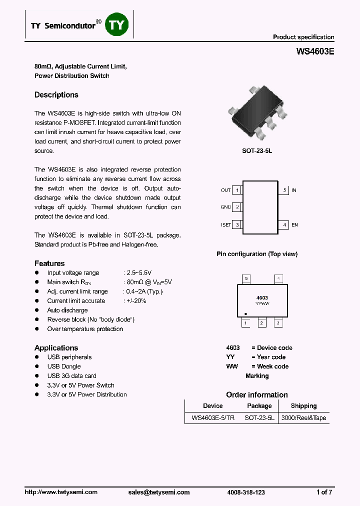 WS4603E_8205524.PDF Datasheet