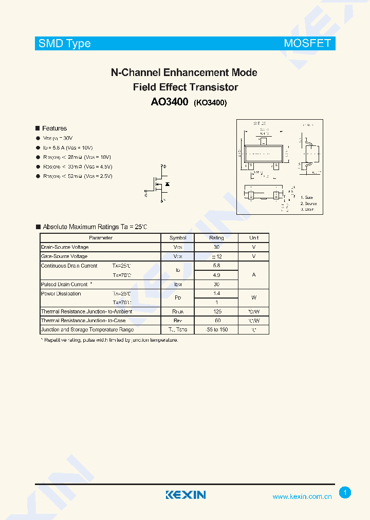 AO3400_8205640.PDF Datasheet