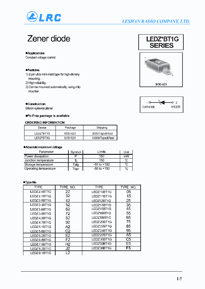 LEDZ36BT1G-15_8209135.PDF Datasheet