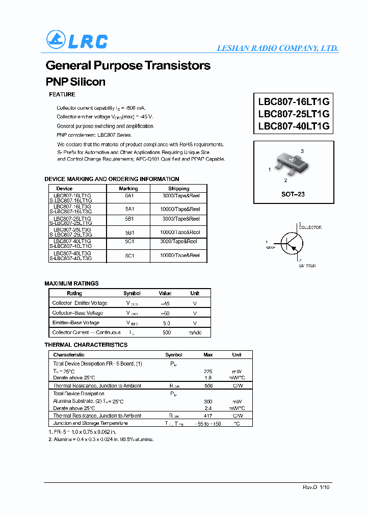 LBC807-16LT1G-15_8209263.PDF Datasheet