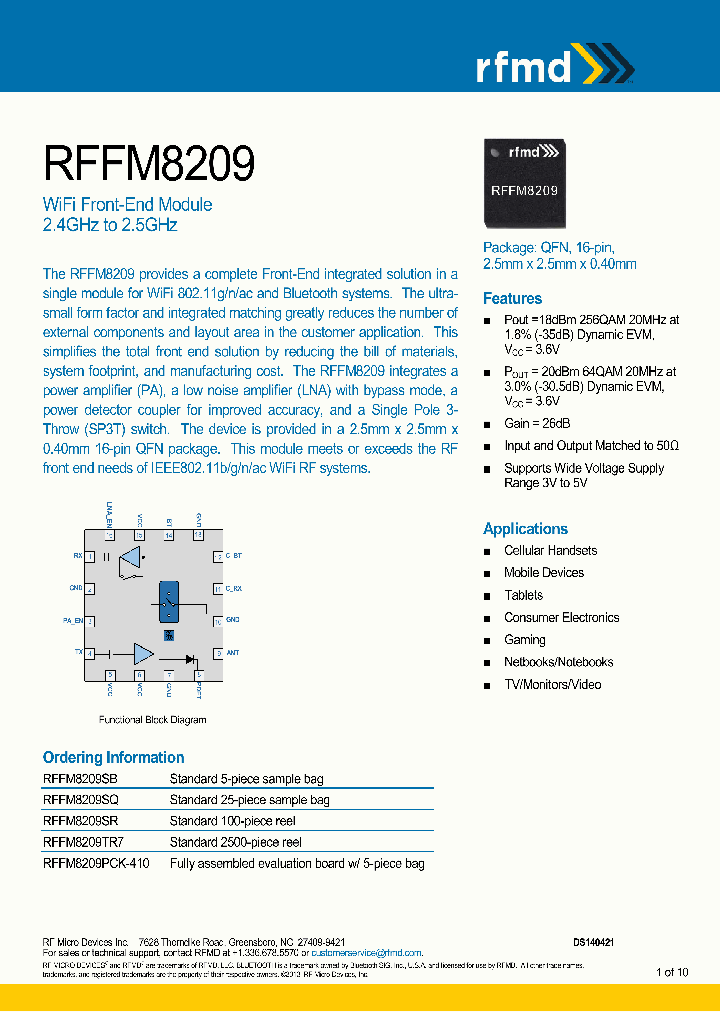 RFFM8209_8212113.PDF Datasheet