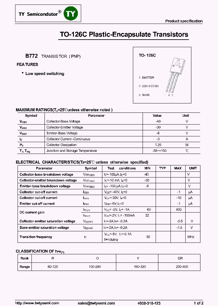 B772-TO126C_8212464.PDF Datasheet