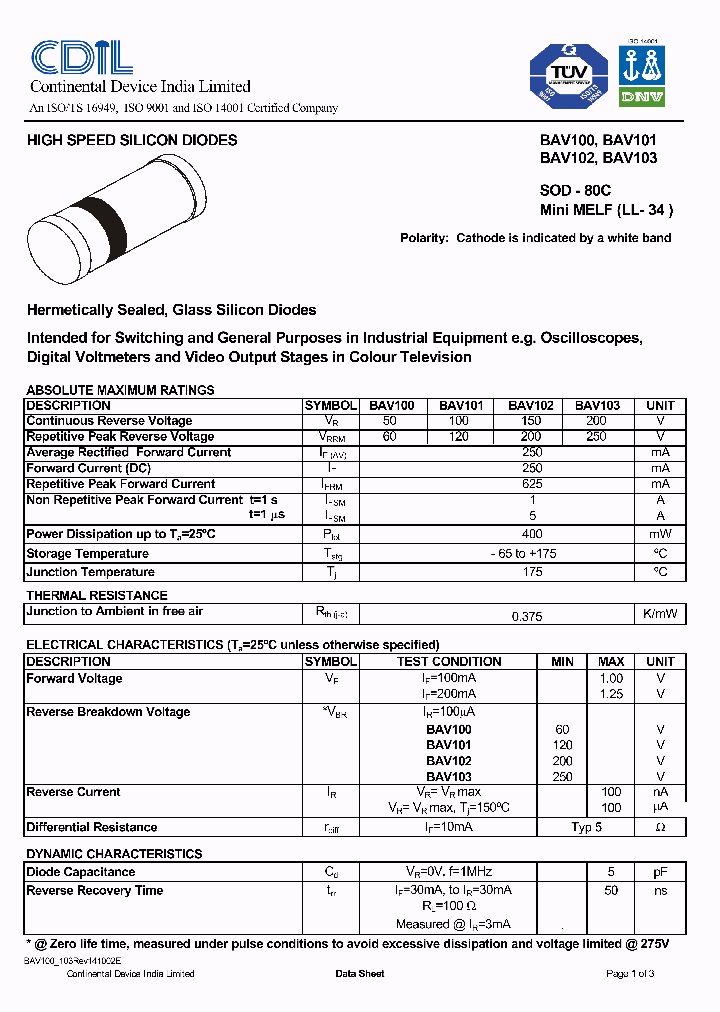 BAV100_8213472.PDF Datasheet