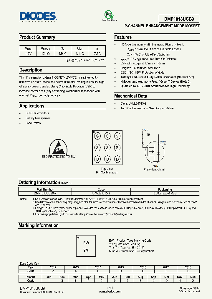 DMP1018UCB9-15_8213783.PDF Datasheet