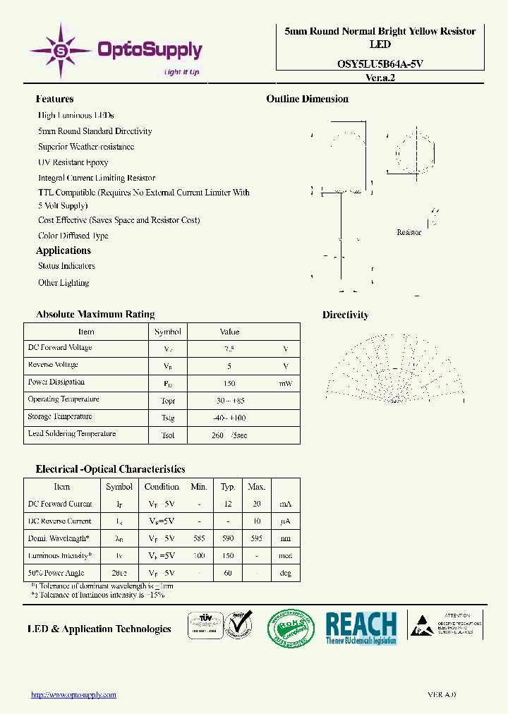 OSY5LU5B64A5V-VERA2_8217597.PDF Datasheet