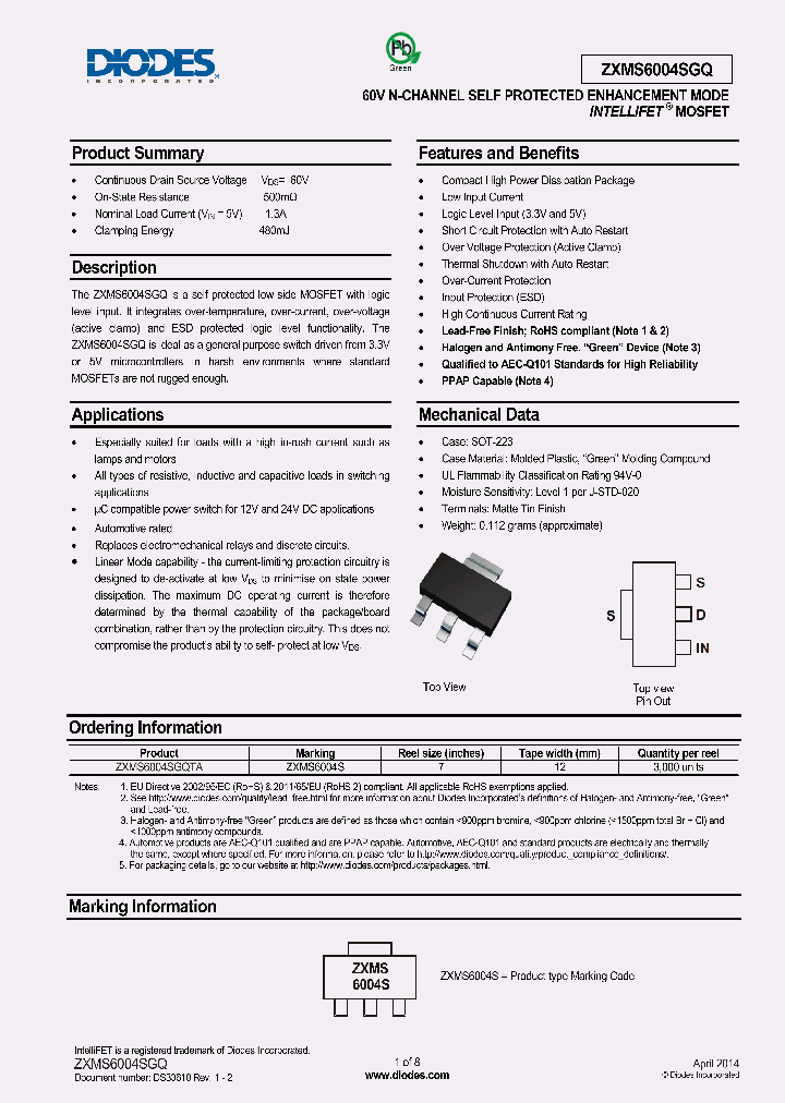 ZXMS6004SGQ_8218214.PDF Datasheet