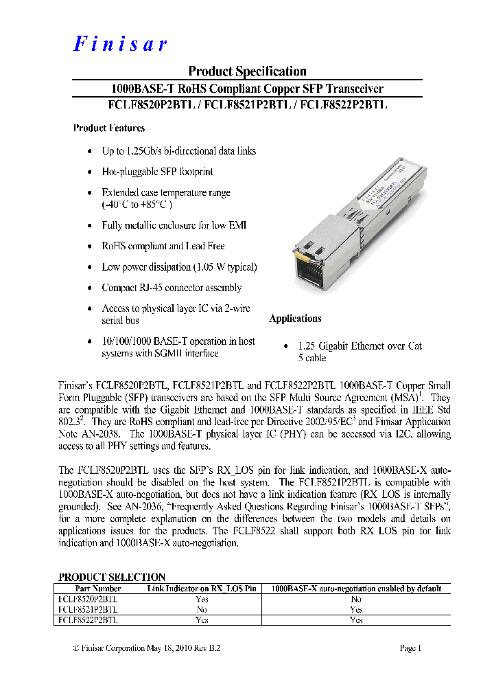 FCLF8521P2BTL_8218911.PDF Datasheet