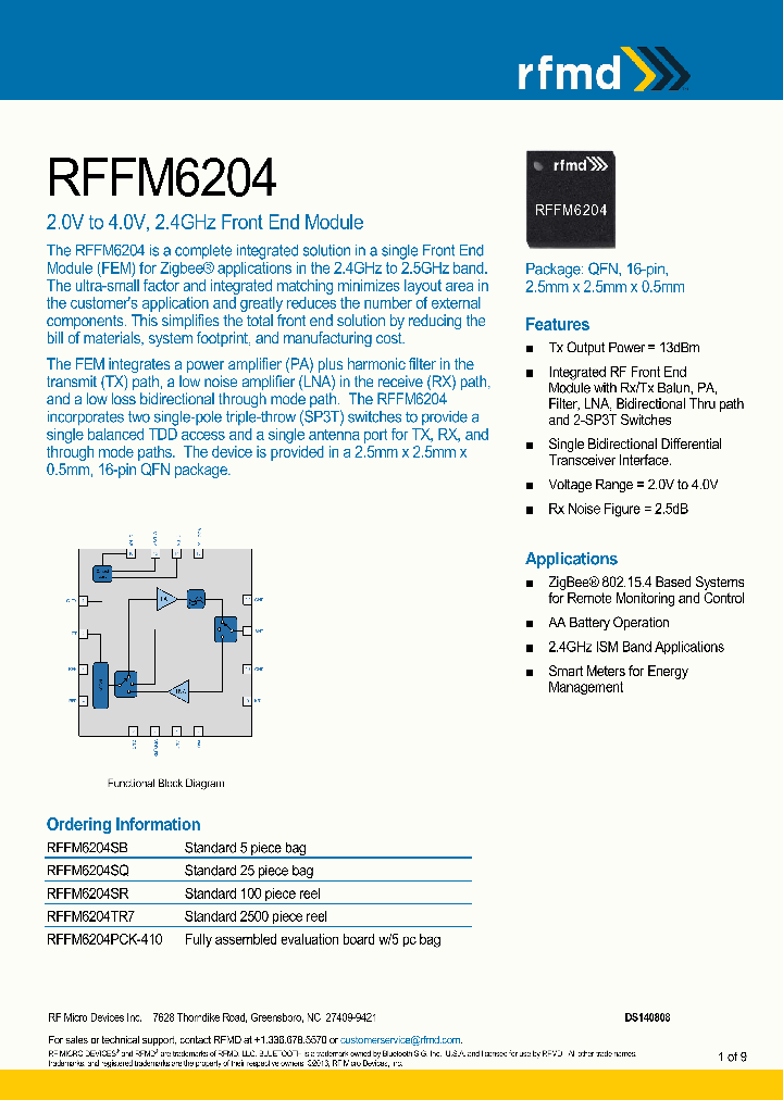 RFFM6204_8222809.PDF Datasheet