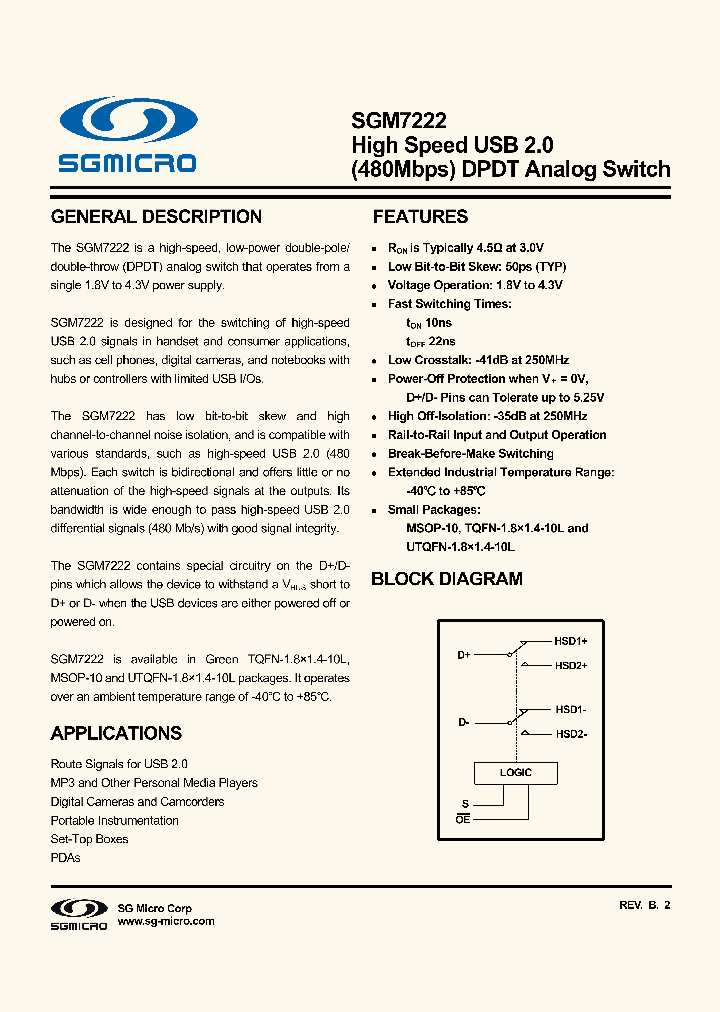 SGM7222_8223775.PDF Datasheet