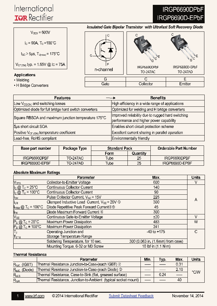 IRGP6690DPBF-15_8224100.PDF Datasheet