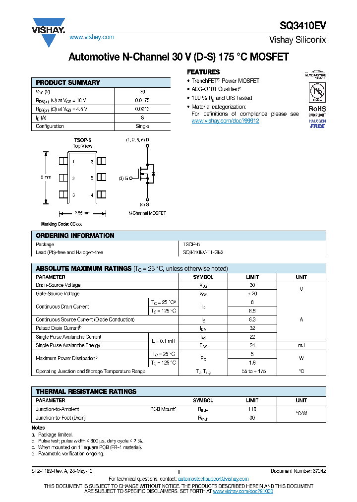 SQ3410EV_8226830.PDF Datasheet
