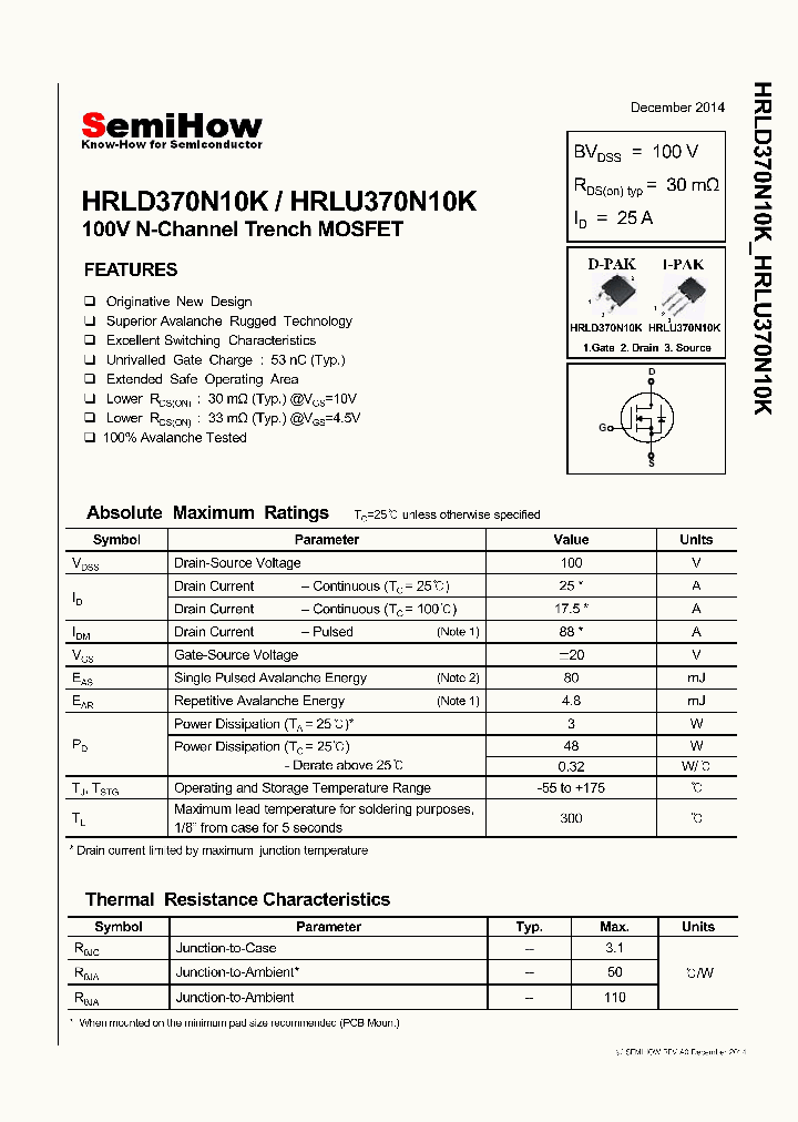 HRLD370N10K_8227604.PDF Datasheet