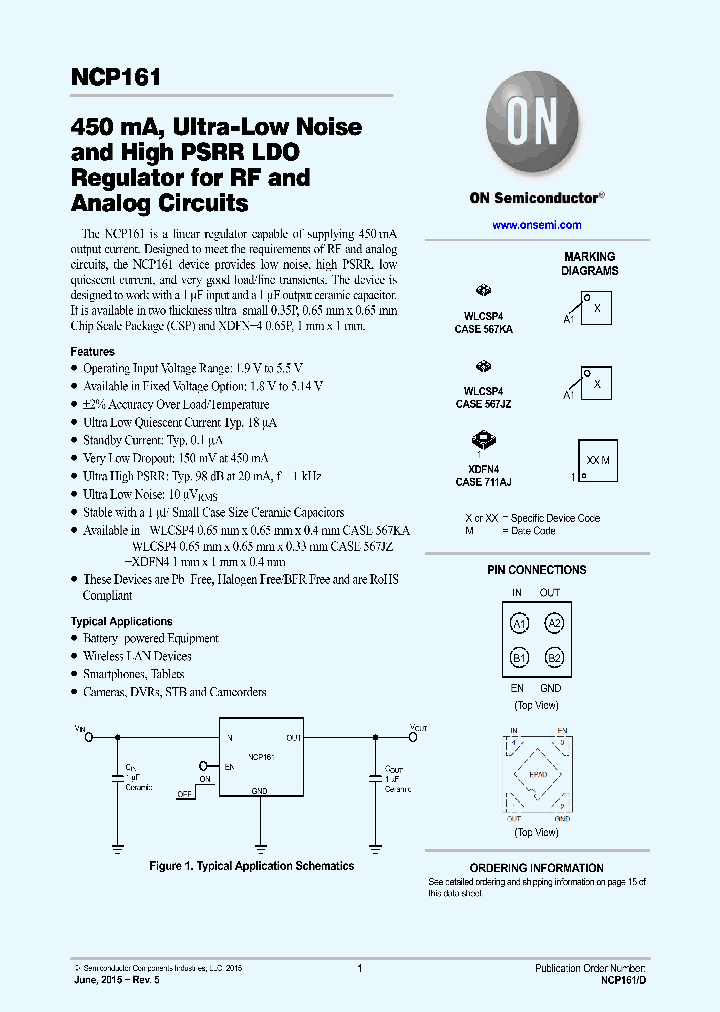 NCP161AFCS320T2G_8236685.PDF Datasheet