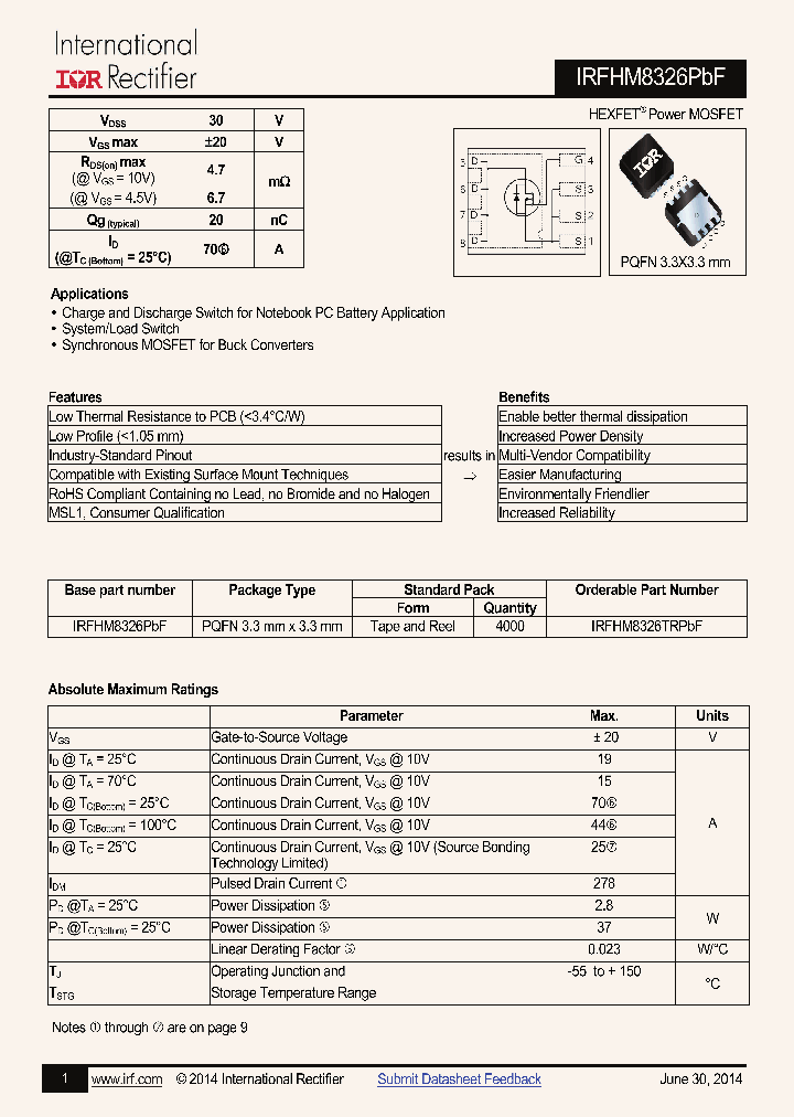 IRFHM8326PBF-15_8239437.PDF Datasheet