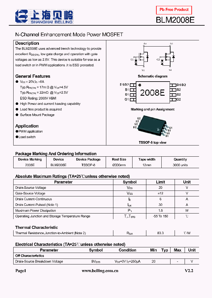 BLM2008E_8239820.PDF Datasheet