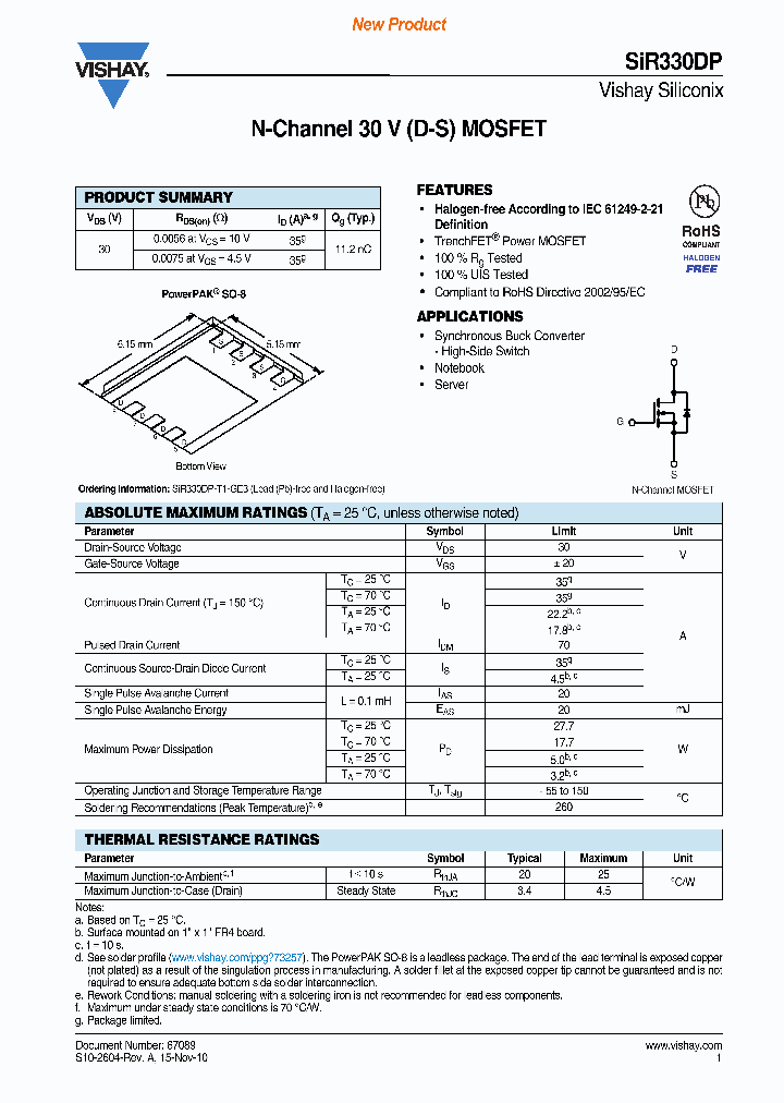 SIR330DP_8244328.PDF Datasheet